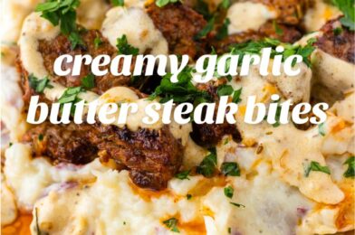 Creamy Garlic Butter Steak Bites for a Quick and Easy Dinner