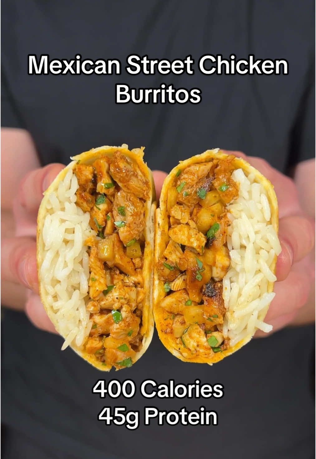 Easy 30-Minute Mexican Street Chicken Burritos for Healthy Lunch or Dinner