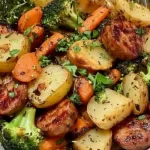 One Pan Sausage and Veggies Recipe