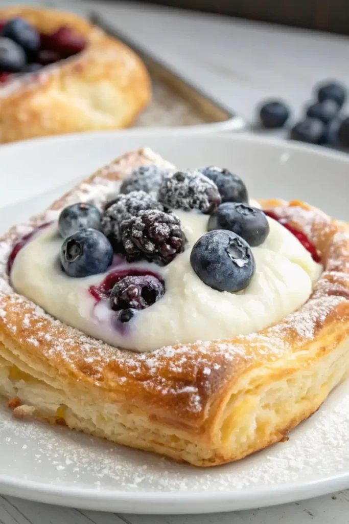 Easy Blueberry Cream Cheese Danish Recipe