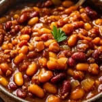 Hearty Baked Beans with Ground Beef