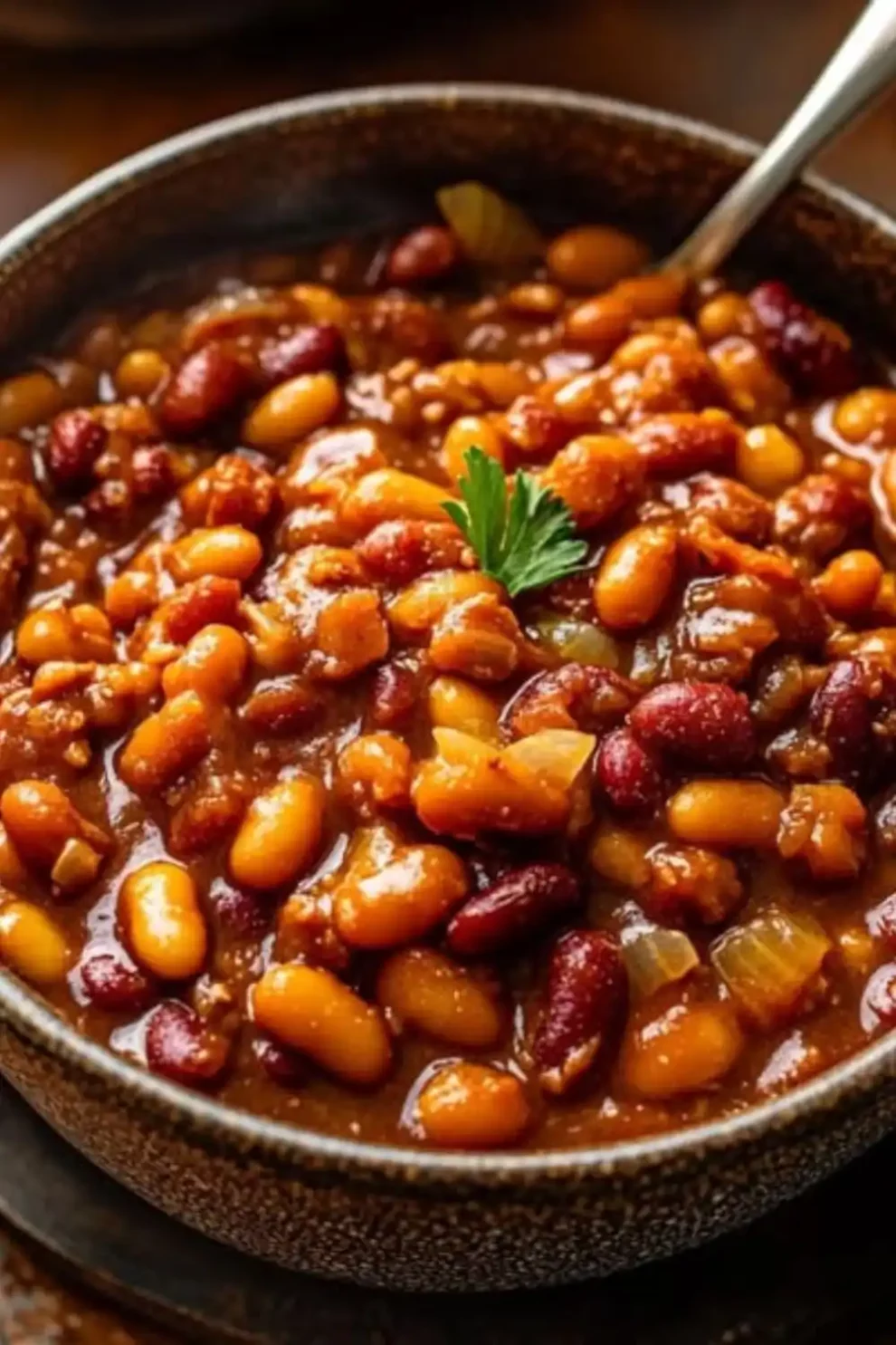 Hearty Baked Beans with Ground Beef