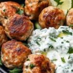 Greek Chicken Meatballs Recipe