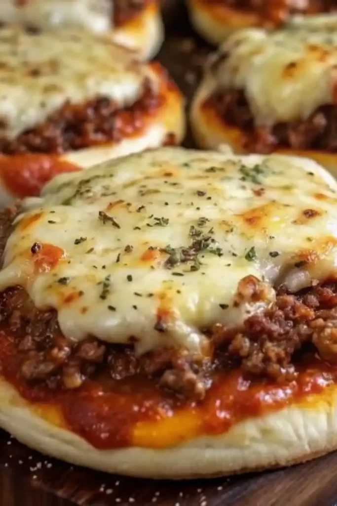 Old School Pizza Burgers Recipe