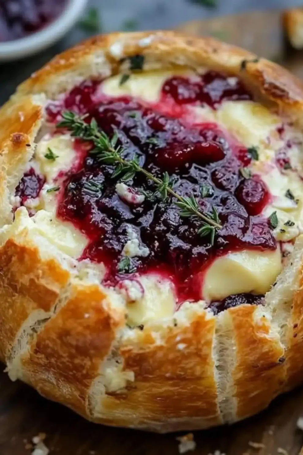 Baked Brie in Bread Bowl Recipe
