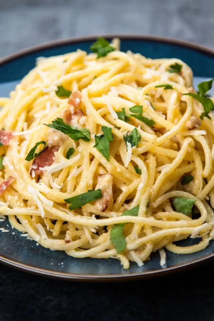 Carvonara pasta recipe