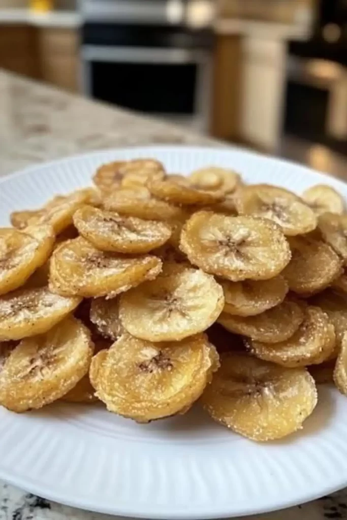 Homemade banana chips recipe