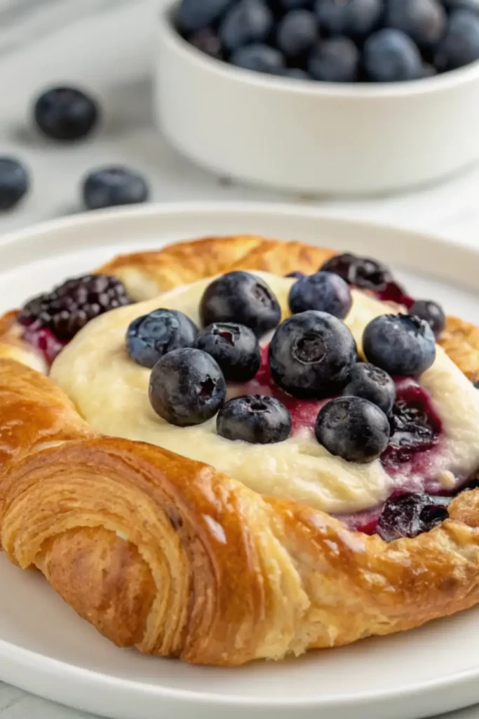 Easy Blueberry Cream Cheese Danish Recipe