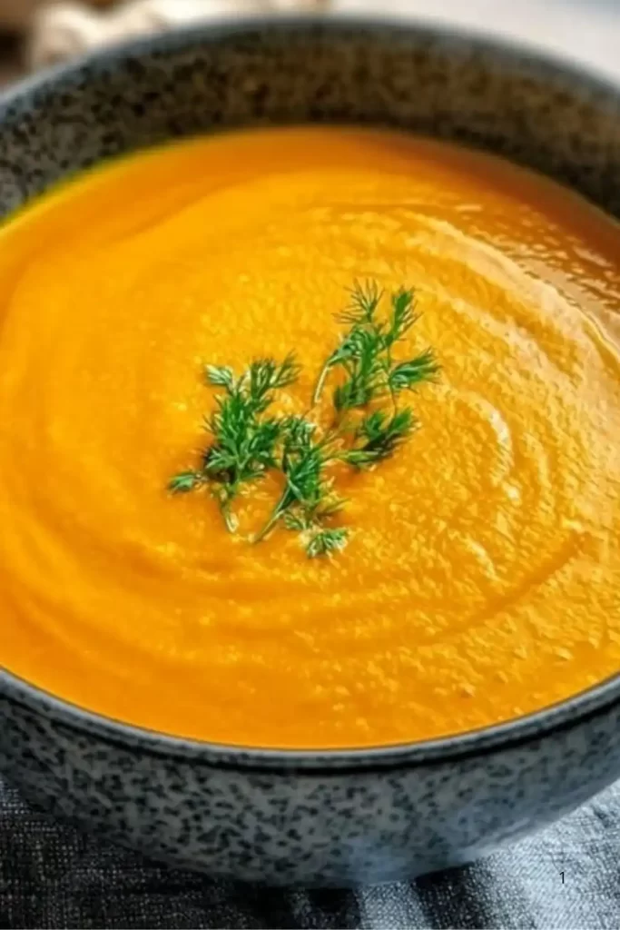 Easy Carrot Ginger Soup Recipe