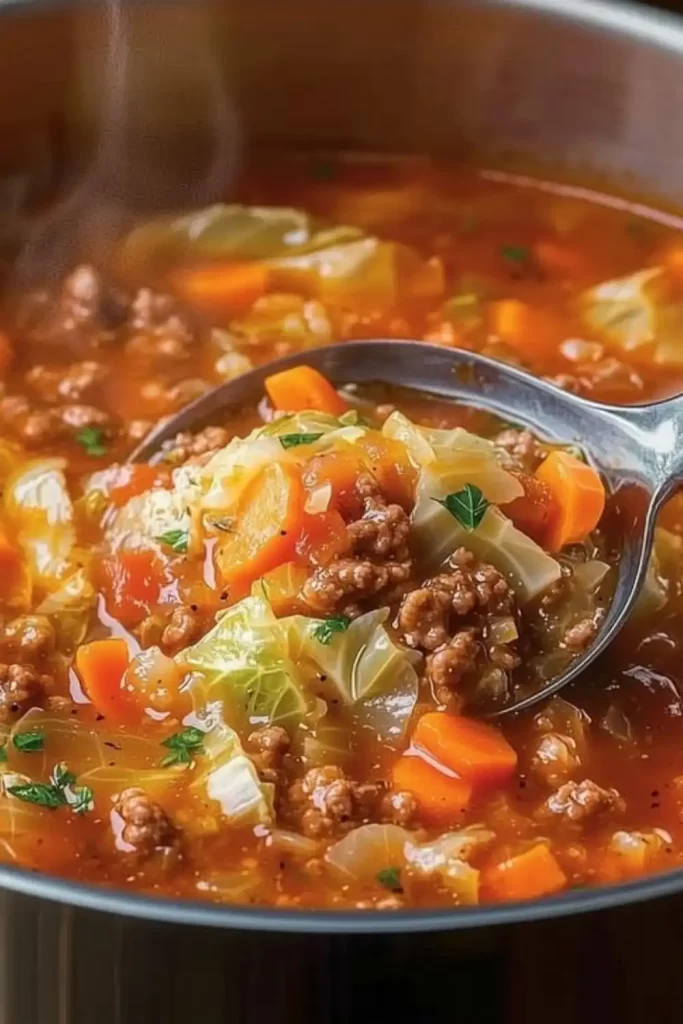 Hearty Cabbage Roll Soup Recipe