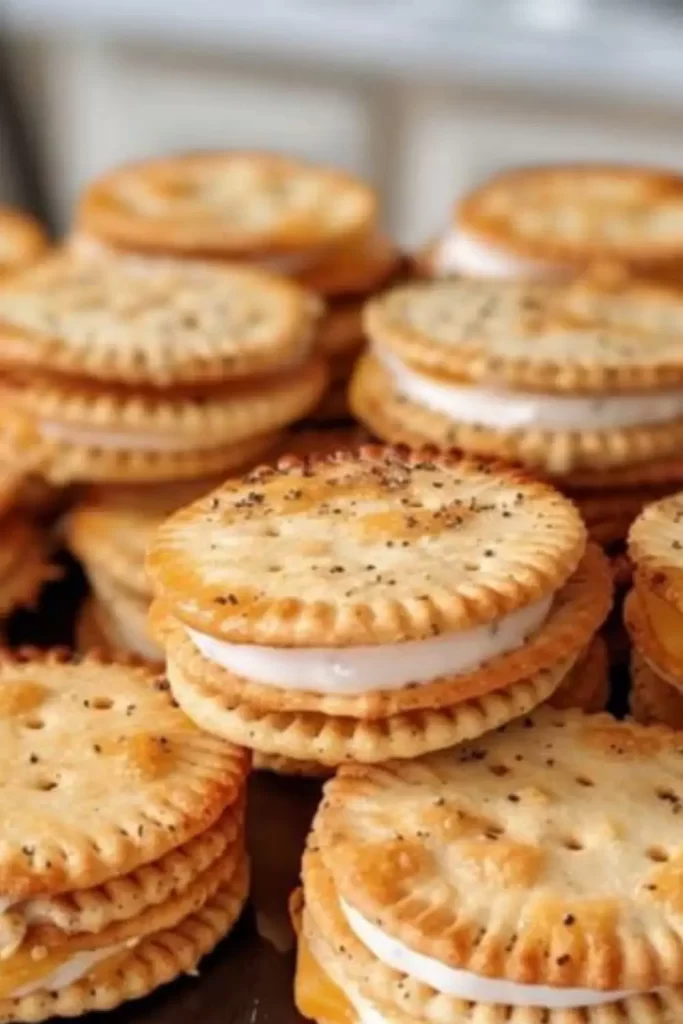 Ritz Cracker Party Sandwiches