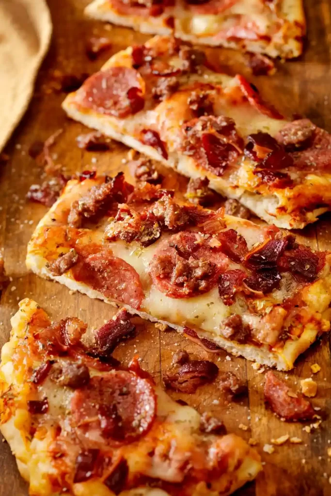 Flat pizza recipe