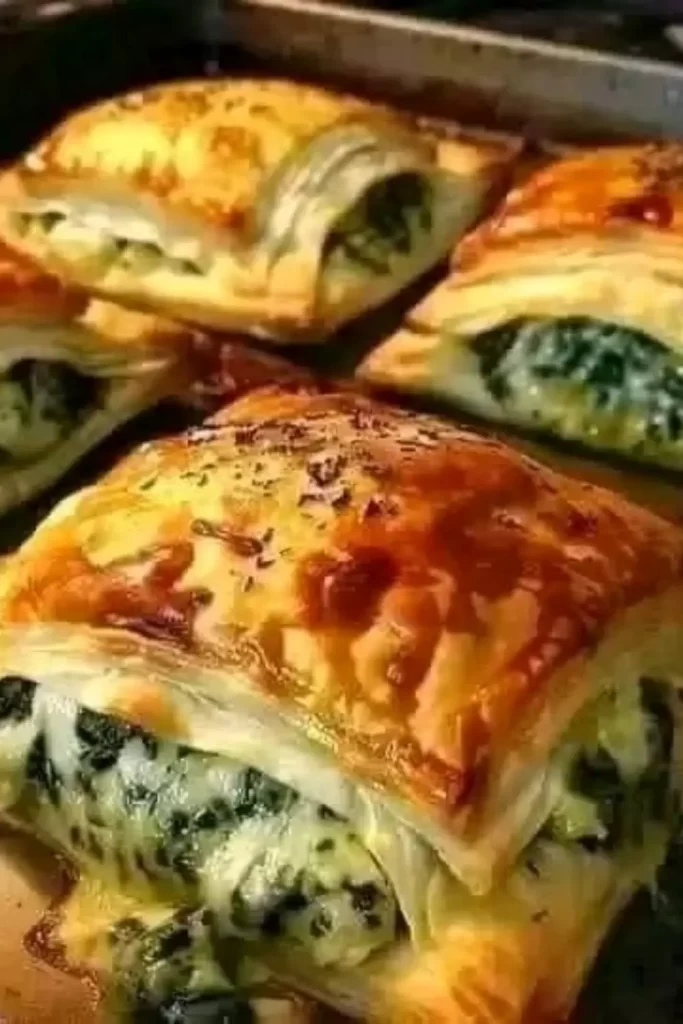 Spinach Stuffed Pastry Recipe