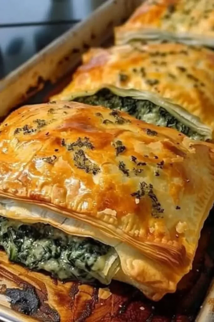 Spinach Stuffed Pastry Recipe