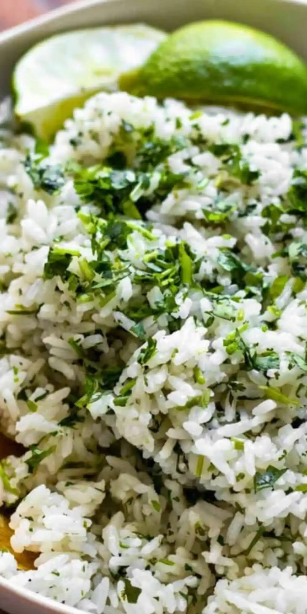 Cilantro Lime Rice in Rice Cooker