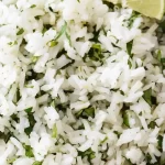 Cilantro Lime Rice in Rice Cooker