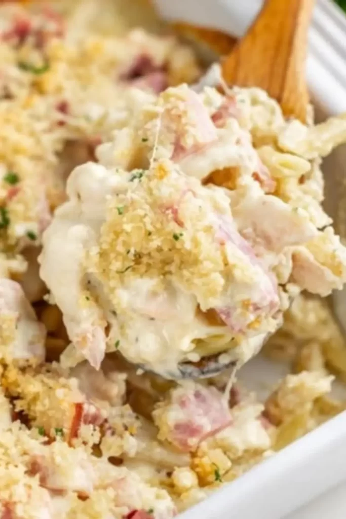 Keto Chicken Cordon Bleu Casserole