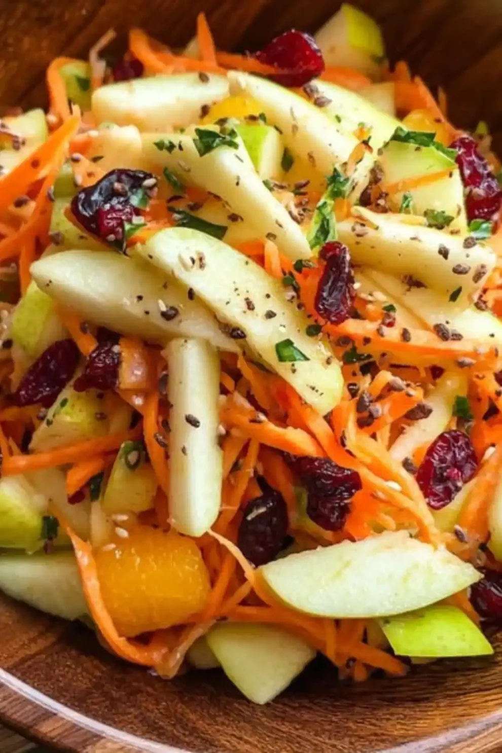 Healthy & Refreshing Carrot Apple Salad Recipe