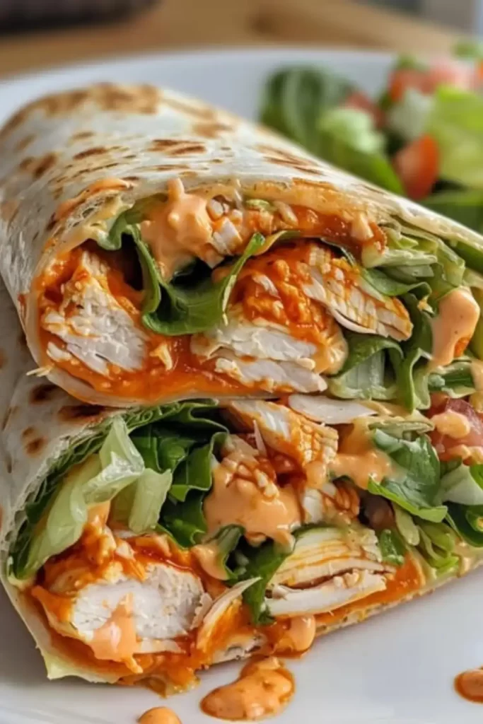 Easy Buffalo Chicken Wraps Recipe