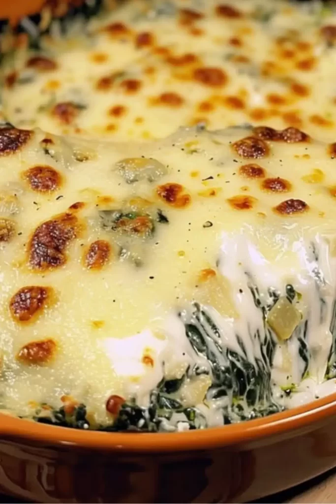 Easy Warm Spinach Dip Recipe