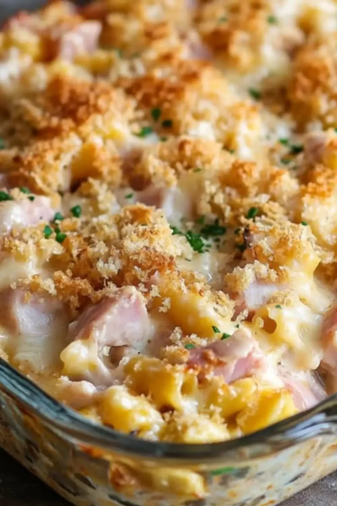 Keto Chicken Cordon Bleu Casserole