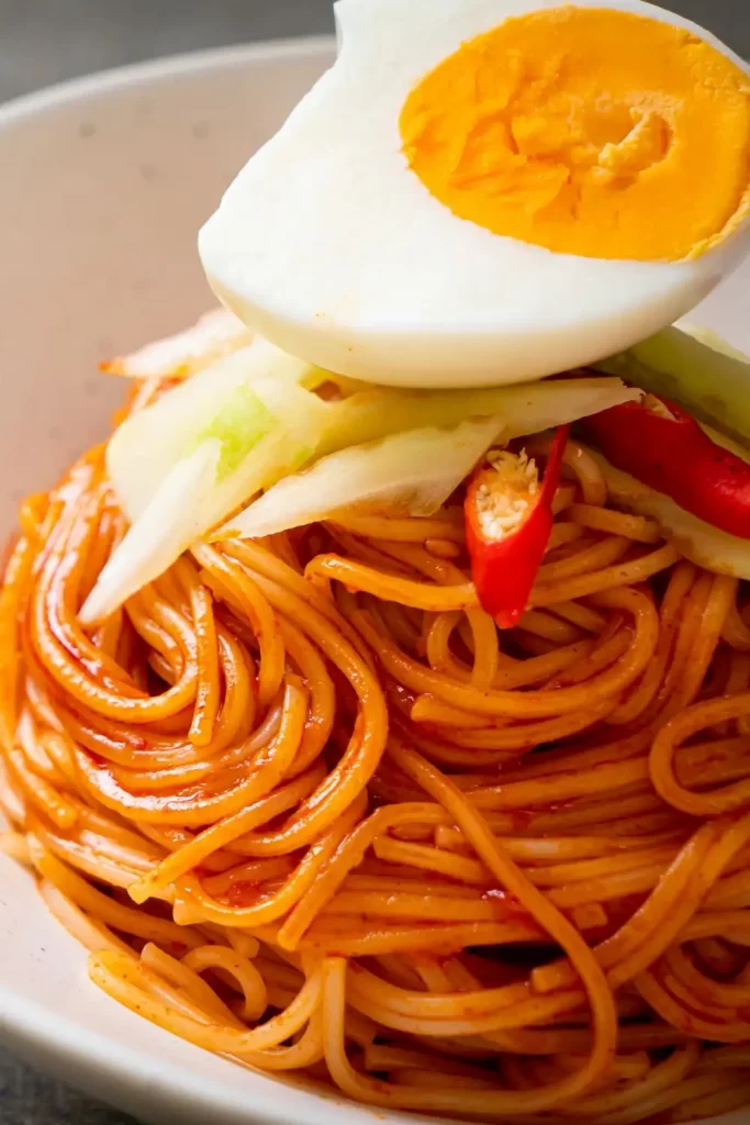 Cold Korean recipe pasta