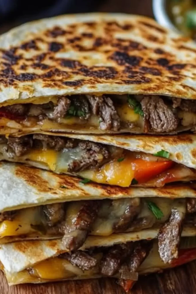 Philly Cheesesteak Quesadilla Recipe