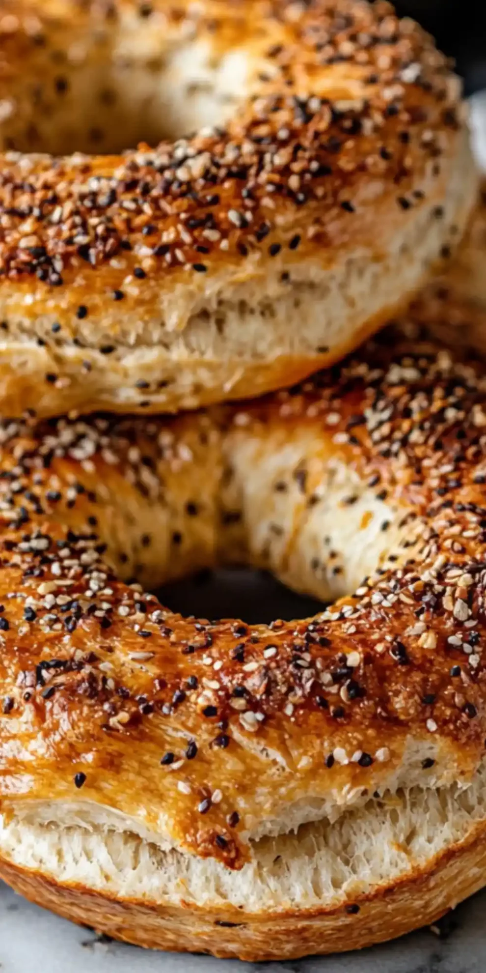 Homemade Sourdough Bagels Recipe